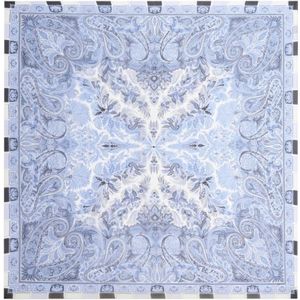 Etro, Gestreepte Sjaals Blauw, Dames, Maat:ONE Size