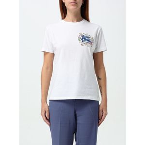 Etro, Dames, Tops, Wit, Maat: S Katoen,