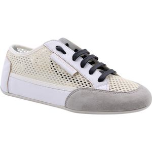 Candice Cooper - Dafne 2 - Sneakers - Wit/Grijs - Leer/Suède/Mesh