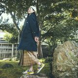 Flower Mountain Women Yamano 3 Woman Suede Teddy Grey Taupe Dark Green-Schoenmaat 37