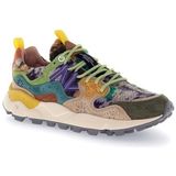 Flower Mountain Women Yamano 3 Woman Suede Teddy Grey Taupe Dark Green-Schoenmaat 37