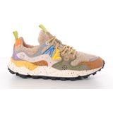 Flower Mountain - Yamano W - Lage Sneaker - Beige - Suède met Wol