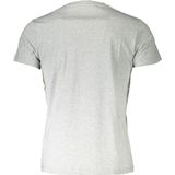 Diesel T-Diego-A3 'DSL' Box Logo Grijs T-Shirt