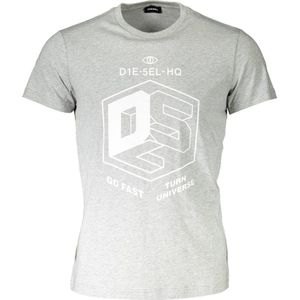 Diesel, Heren, Tops, Grijs, Maat: XL Katoen,