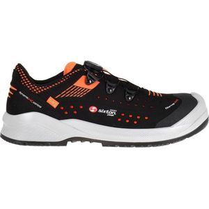 Sixton Peak - Forza BOA - Werkschoenen - Zwart/Oranje - Microfiber Suede