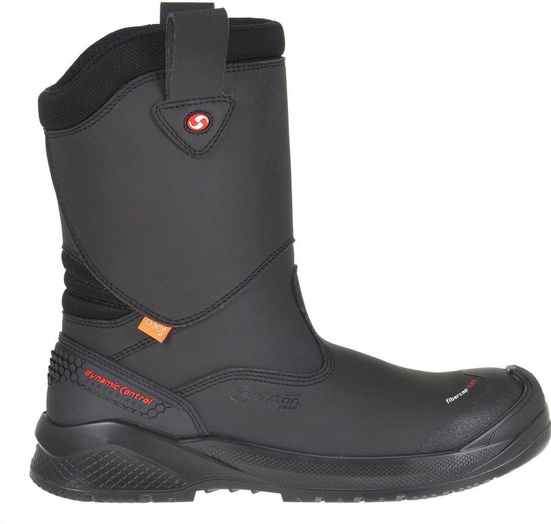 Sixton - Resolute Rapido - Werklaars - Zwart - Microfiberrubber - ESD S3