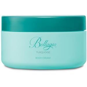 DIAMOND INTERNATIONAL BELLAGIO Turquoise Körpercreme für Damen, 300 ml, mit fruchtigem und blumigem Duft für eine weichere und duftende Haut, hergestellt in Italien