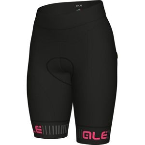 Dames - Short Solid Traguardo - Zwart - Tecno Power