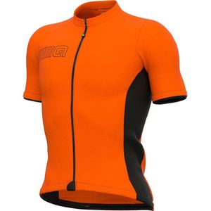 Ale Color Block Korte Mouw Wielertrui Oranje L Man