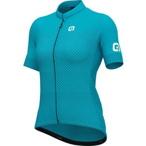 Ale Dames Fietsshirt Korte Mouwen Solid Level - Blauw - M - Valt klein