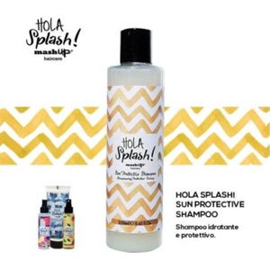 Mash up Shampoo haar sun protective 250 ml zomereditie, een cosmetica die het haar beschermt tegen de zon, sulfaat vrije shampoo