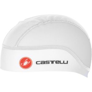 Castelli 4516043-001 hoofddeksel, uniseks, volwassenen, wit, eenheidsmaat