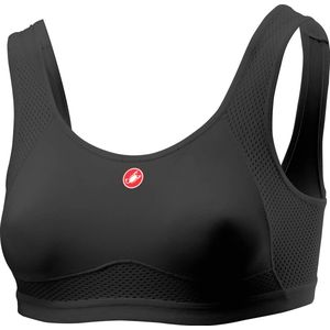 Sport BH Castelli Rosso Corsa Bra Black