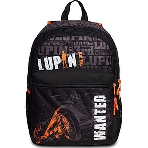 Seven S.P.A. Lupin Wanted Backpack - Seven - Rugzak met dubbel compartiment - School & Vrije tijd, uniseks