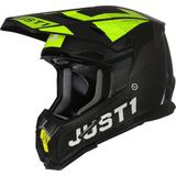 Just1 Helmet J-22 Adrenaline Zwart Neon Geel Mat Crosshelm