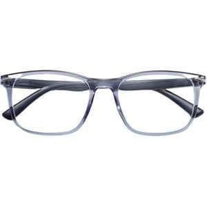 Corpootto Crystal leesbril, blauw-blauw, standaard uniseks volwassenen, blauw-blauw, Eén maat