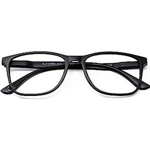 CHARRO Vermont leesbril, zwart, uniseks volwassenen, zwart, Eén maat