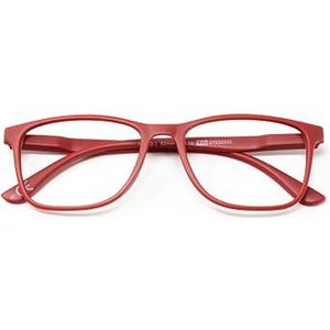 CHARRO Vermont Leesbril, Rood, Standaard Uniseks Volwassenen, Rood, Eén maat