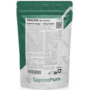 SaporePuro INULINE poeder 250 gr - LANGE KETTING - Prebiotische plantenvezel uit cichoreiwortels