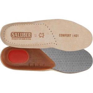 Saluber - Active Comfort Inlegzool - Schokdempend - Leren Toplaag