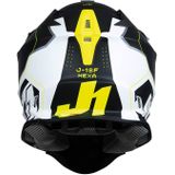 Casque JUST1 J18-F Hexa - Noir, gris, jaune, fluo, blanc mat - Taille 56-S