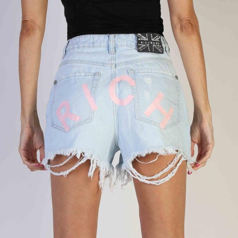 Jeans - Lichte Was Denim Shorts - Klassieke Pasvorm