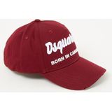 Dsquared2 Bordeaux Baseball Cap Dc64 , Red , Heren , Maat: ONE Size