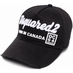 Dsquared2 Geboren in Canada DC64 Cap Zwart