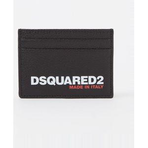 Dsquared2 Patroon Creditcardhouder , Black , Heren , Maat: ONE Size