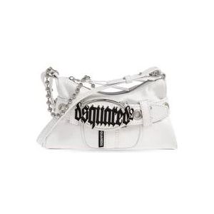 Dsquared2 Shoulder Bags , White , Dames , Maat: ONE Size