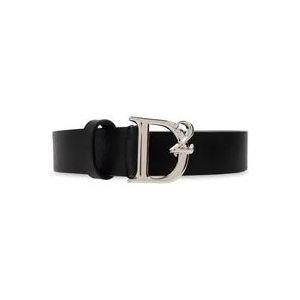 Dsquared2 Belts , Black , Heren , Maat: 85 CM