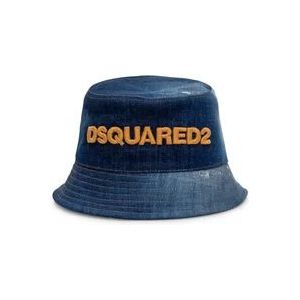 Dsquared2 Denim Hoed , Blue , Heren , Maat: M