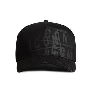 Dsquared2 Hats , Black , Heren , Maat: ONE Size