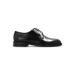 Dsquared2 Leather derby shoes , Black , Heren , Maat: 44 EU