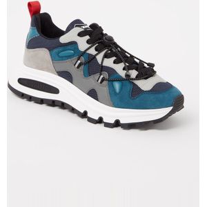 Dsquared2 Run DS2 sneaker met kalfsleren details