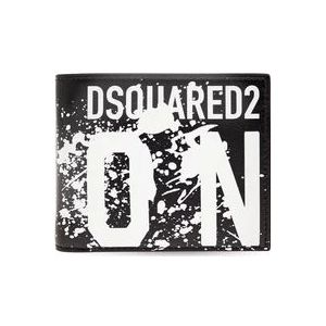 Dsquared2 Gestreepte Multikleur Icon Portemonnee , Black , Heren , Maat: ONE Size