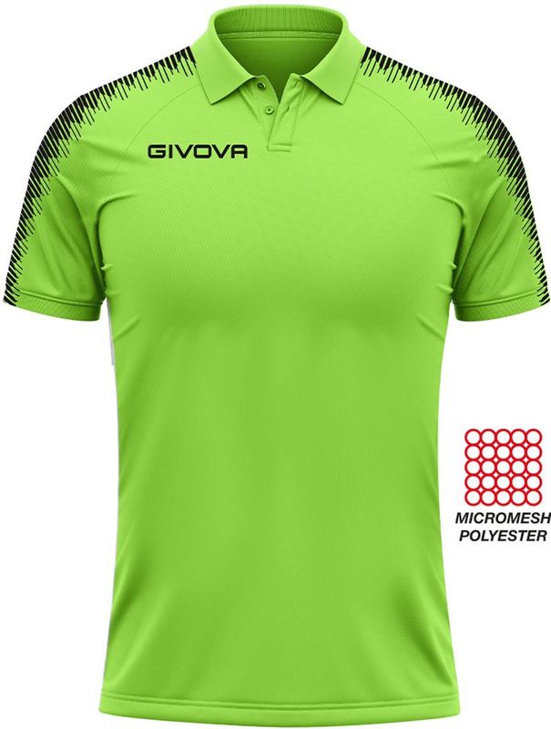 Poloshirt - Geribbelde Kraag - Elastisch - Opgestikt Logo - Sublimatiedruk