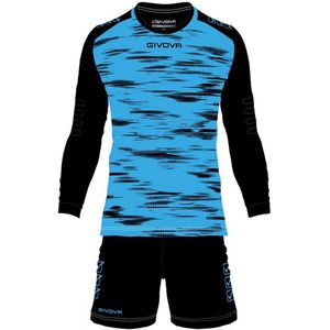 Givova - Doelman Set - Turquoise-Zwart - Ademend Duurzaam Materiaal