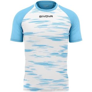Sports t-shirt givova pixel white-sky