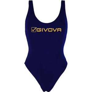 Givova - Olympisch Zwempak - Dames - Zwart - 100% Polyester
