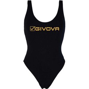 Givova - Olympisch Zwempak - Dames - Zwart - 100% Polyester