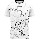 Givova - Sport T-shirt - Grafiet Zwart-Wit - Polyester