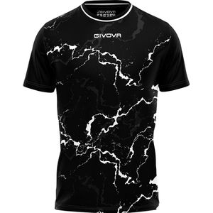 Sports t-shirt givova graphite blue-white