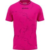 Sports t-shirt givova graphite fuchsia-black
