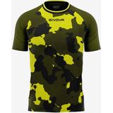 Men's t-shirt givova army military-yellow