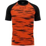 Givova - Pixel - Sportshirt - Oranje/Zwart