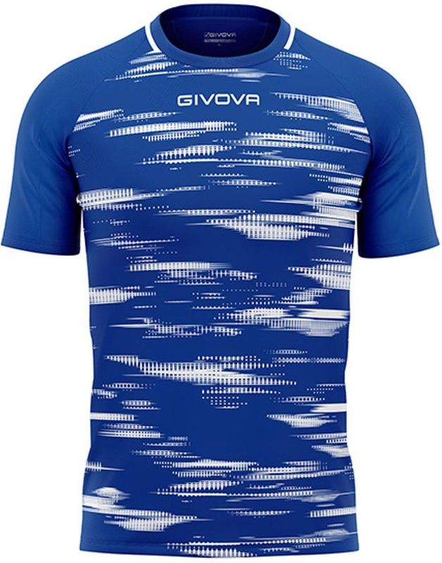 Givova - Pixel - Sportshirt - Zwart - Ademend - Lichtgewicht