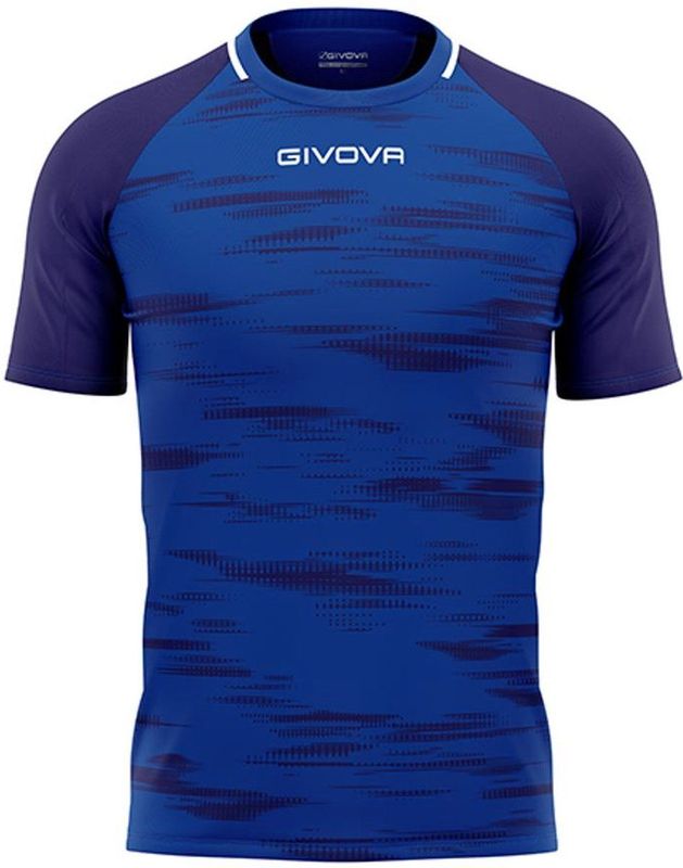 Givova - Pixel Sport T-shirt - Royal Blue - Ademend - Lichtgewicht