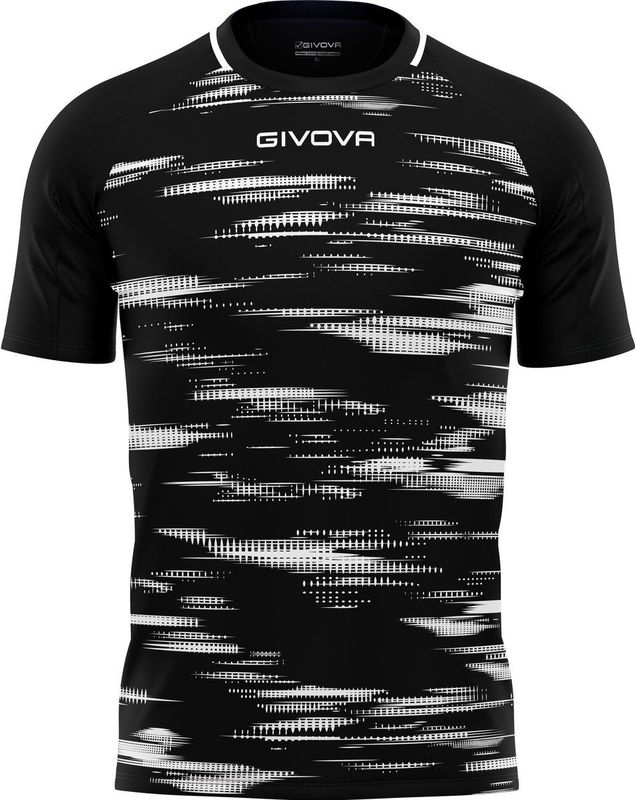 Givova - Pixel Sport T-shirt - Blauw-Geel - Ademend & Licht