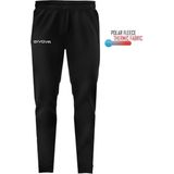 Givova - Panta Cuba - Sportbroek - Zwart - Polyester Polarfleece